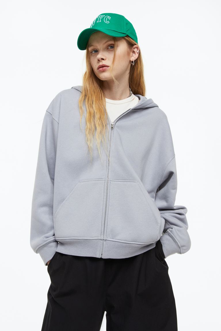 

Толстовка женская H&M 1131631002 серая XS (доставка из-за рубежа), 1131631002