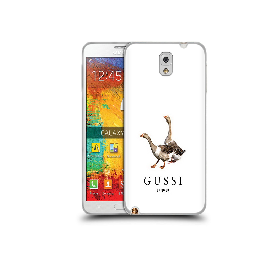 

Чехол MyPads Tocco для Samsung Galaxy Note 3 Гусси бренд, Прозрачный, Tocco