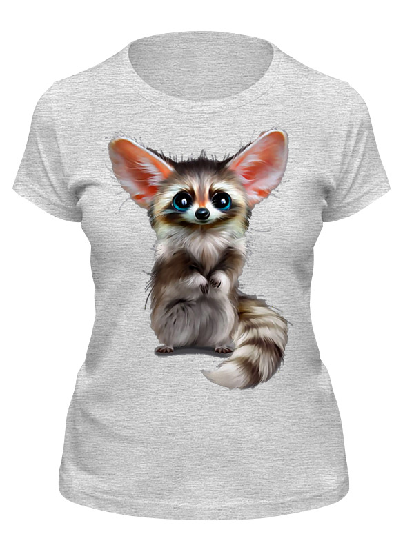 

Футболка женская Printio A wonderful animal серая 2XL, Серый, A wonderful animal