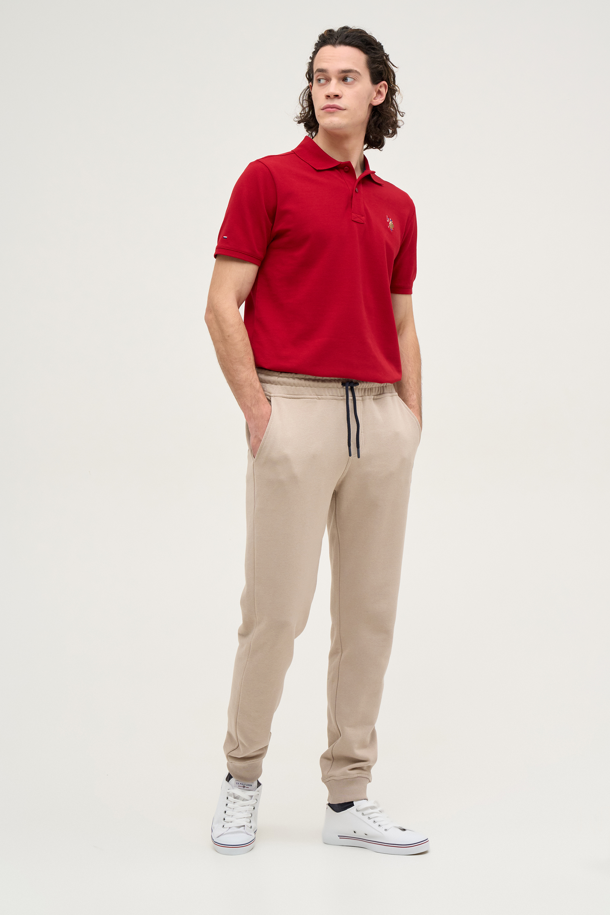 Спортивные брюки мужские US Polo Assn G081SZ0OP0HEROLDSK022 белые M