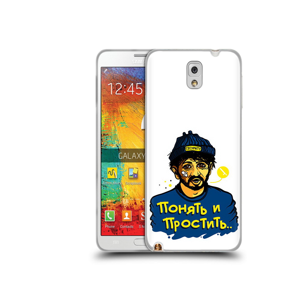

Чехол MyPads Tocco для Samsung Galaxy Note 3 понять и простить, Прозрачный, Tocco