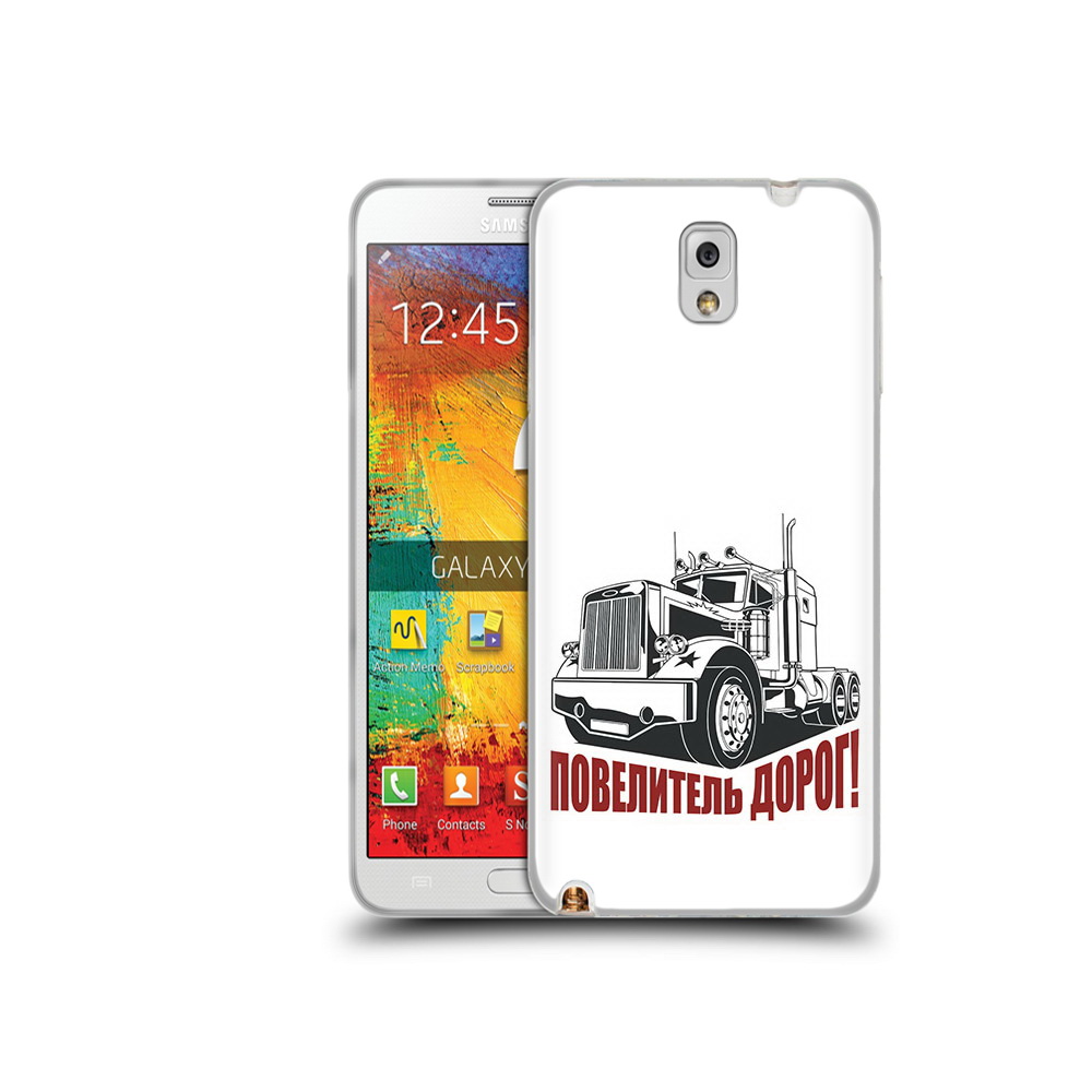 

Чехол MyPads Tocco для Samsung Galaxy Note 3 повелитель дорог, Прозрачный, Tocco