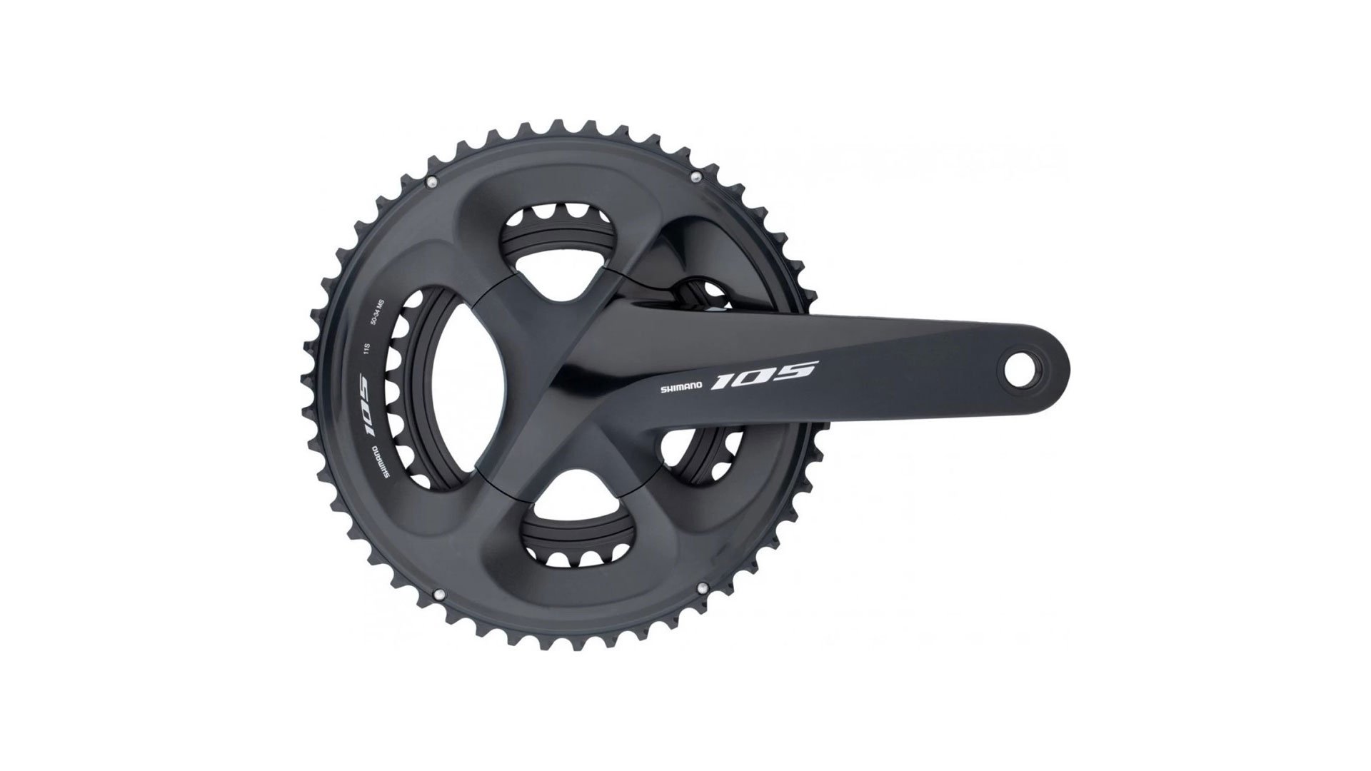 

Система Shimano 105 FC-R7000 11ск. 172.5мм 50/34T черн. (IFCR7000DX04L), Черный