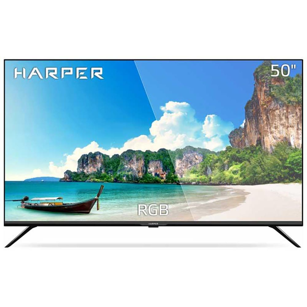 

Телевизор Harper 50U751TS, 50"(127 см), UHD 4K, Черный, 50U751TS
