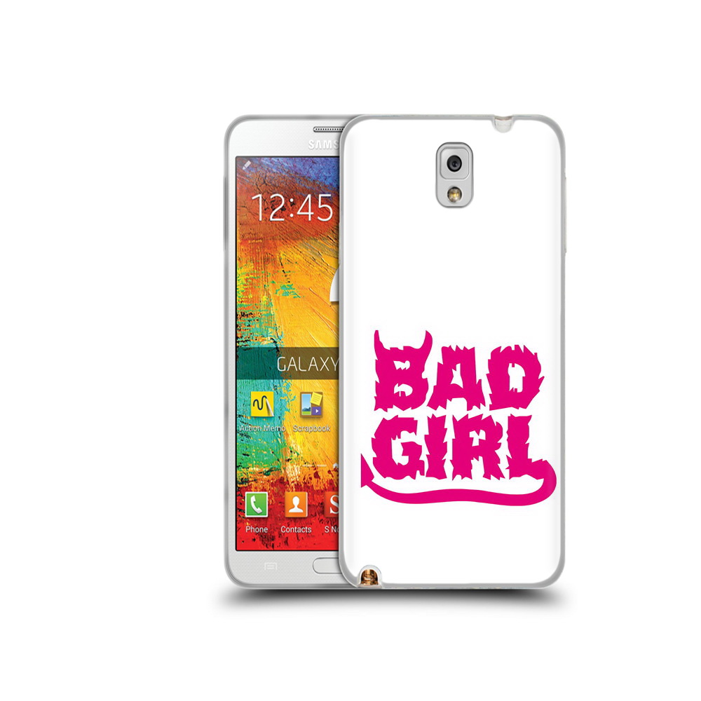 

Чехол MyPads Tocco для Samsung Galaxy Note 3 плохая девочка, Прозрачный, Tocco