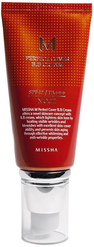 

BB средство Missha M Perfect Cover SPF42/Pa+++ No,21 Light Beige 20 мл