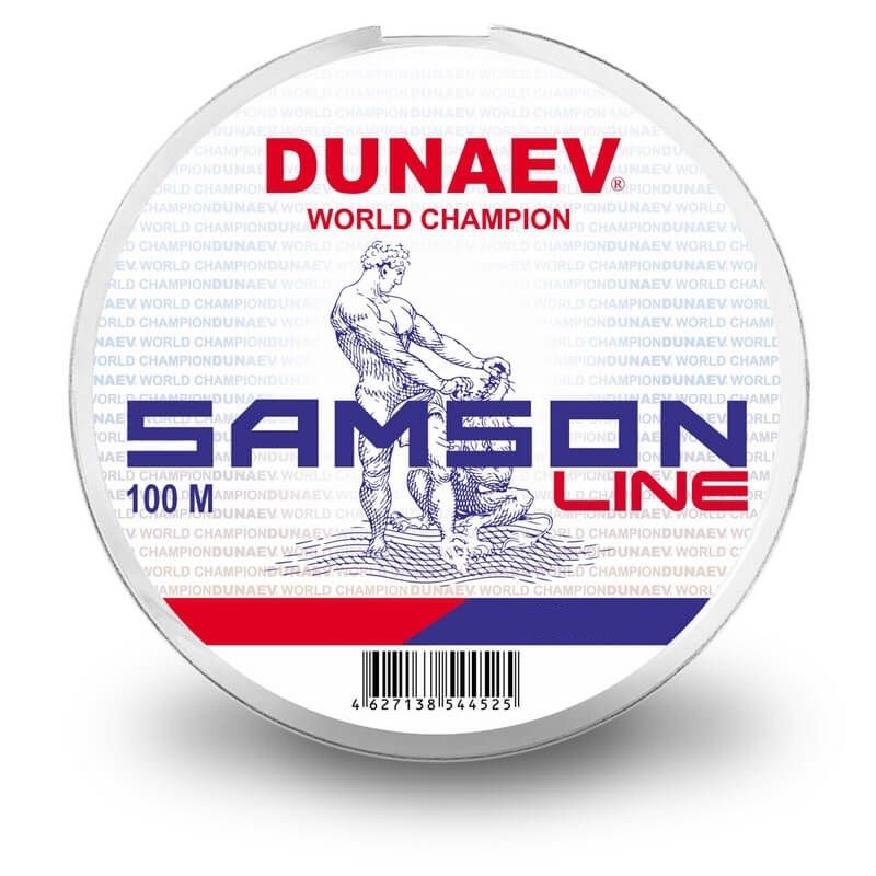 

DUNAEV Леска монофильная DUNAEV SAMSON (LDS100M-026 (100 м 0,26мм) ), Прозрачный