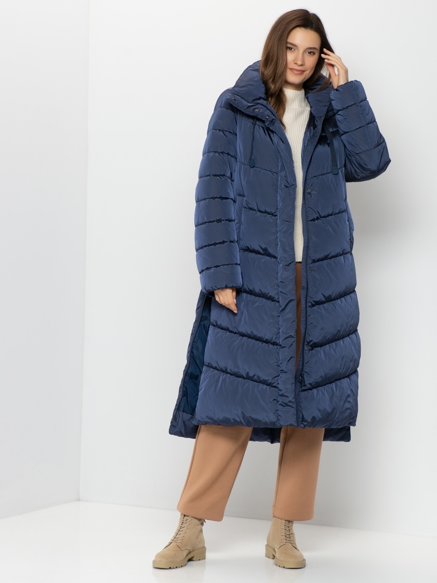 

Пуховик женский Gerry Weber 650235-31142-80893 голубой 40, 650235-31142-80893