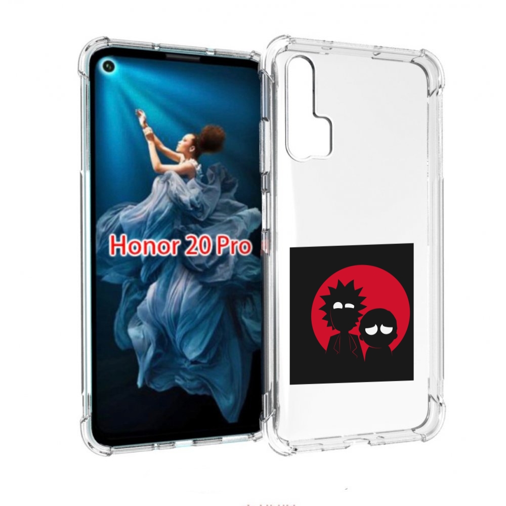 

Чехол бампер MyPads рик и морти в тени для Honor 20 Pro противоу, Прозрачный, Tocco