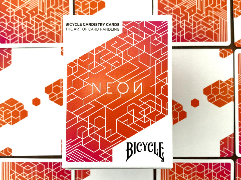 фото Карты bicycle neon orange