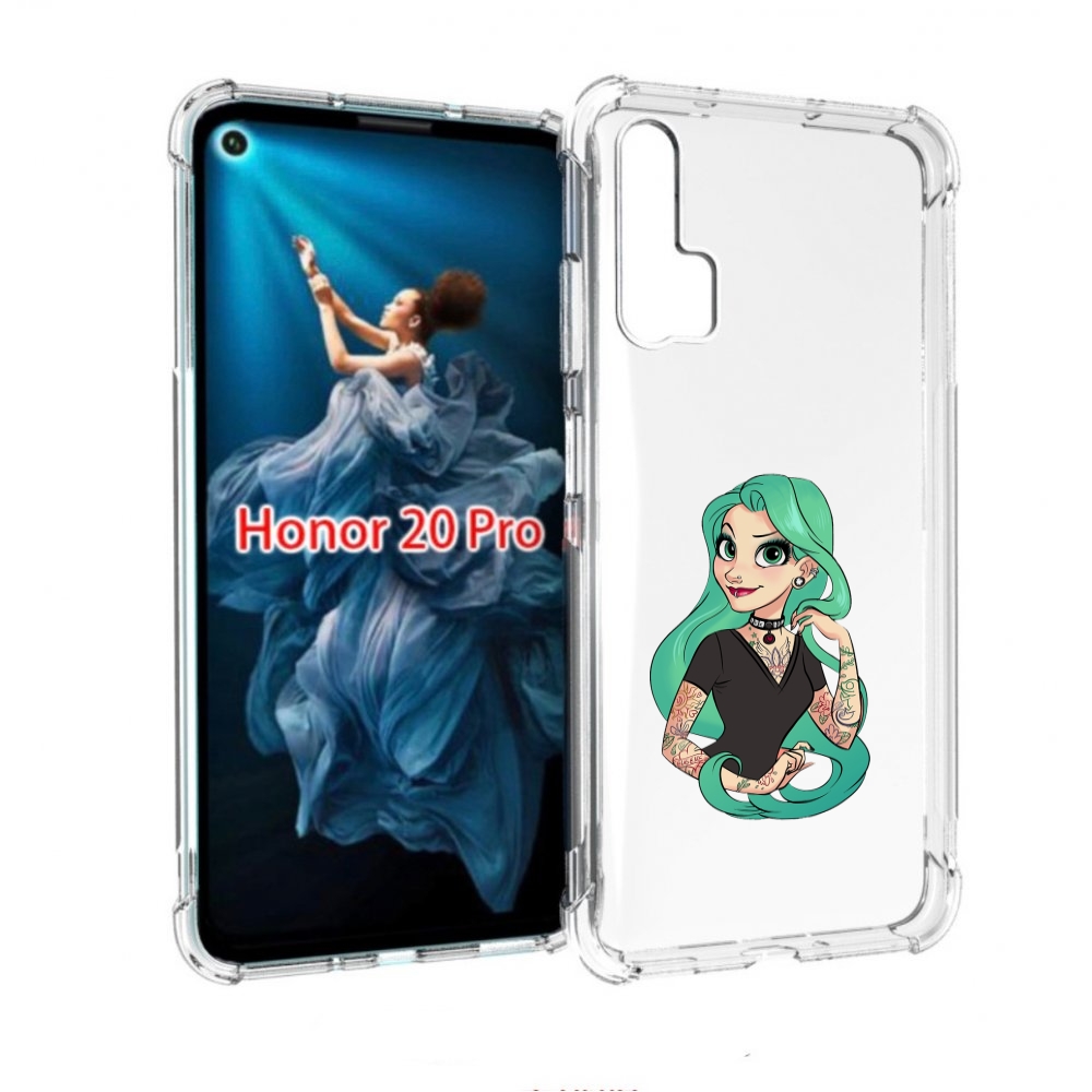 

Чехол бампер MyPads рапунцель-в-тату женский для Honor 20 Pro пр, Прозрачный, Tocco