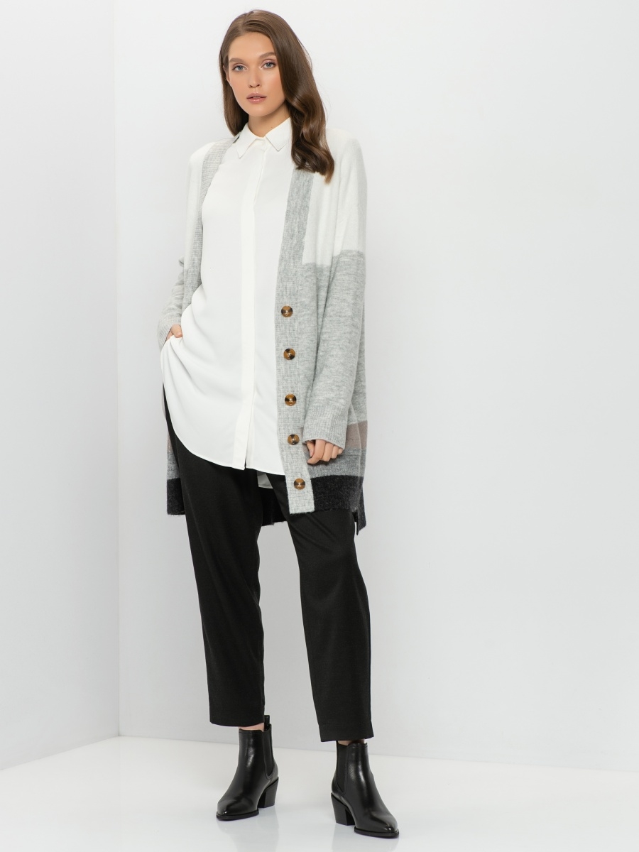 

Кардиган женский Gerry Weber 631060-35712-2110 серый 38, 631060-35712-2110