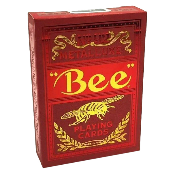 

Карты Bee Metalluxe Red