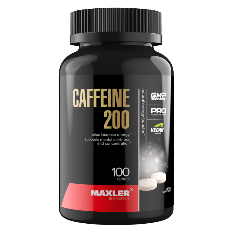 Энергетик Maxler Caffeine, 100 капсул, coffee