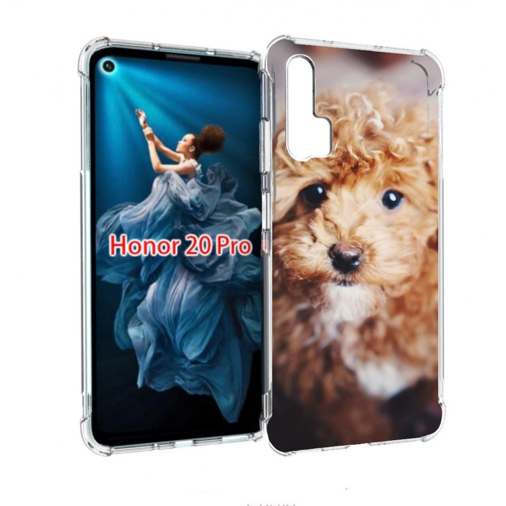 

Чехол бампер MyPads пудель для Honor 20 Pro противоударный, Прозрачный, Tocco