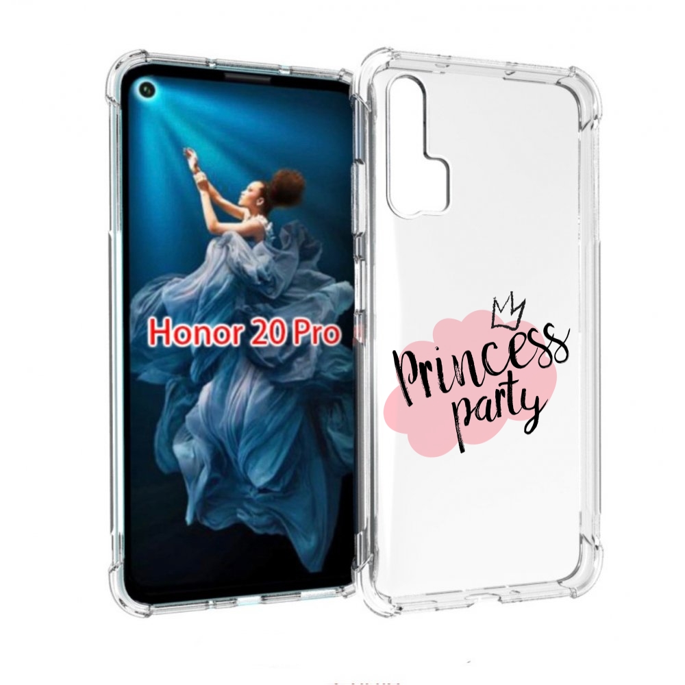 

Чехол бампер MyPads принцессная-вечеринка для Honor 20 Pro проти, Прозрачный, Tocco