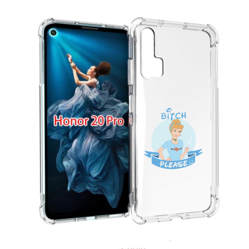 

Чехол бампер MyPads принцесса-эльза женский для Honor 20 Pro про, Прозрачный, Tocco
