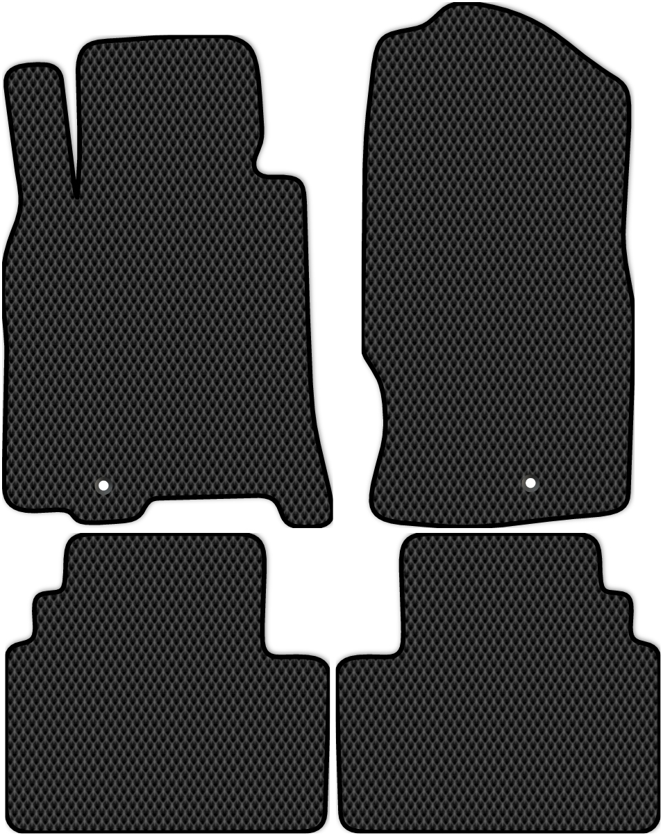 

Коврики ЭВА в салон для Infiniti G35 (V36) 2006 - 2014, 4 шт. черный, 2503-S4YL-H