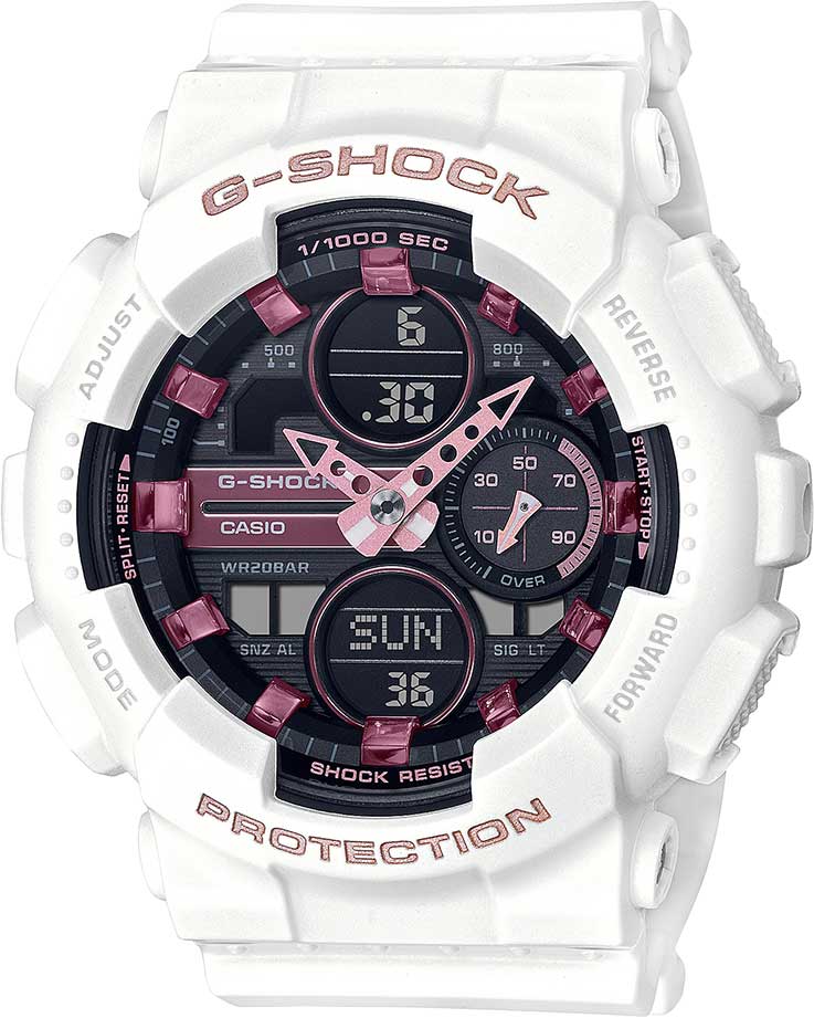 фото Наручные часы casio g-shock gma-s140m-7aer с хронографом