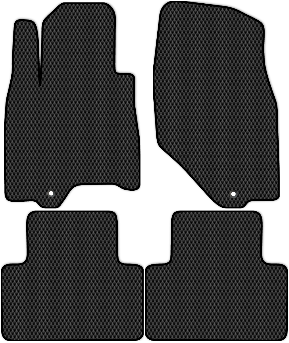 

Коврики ЭВА в салон для Infiniti FX30d 2007 - 2019, 4 шт. черный, 2502-S4YL-H