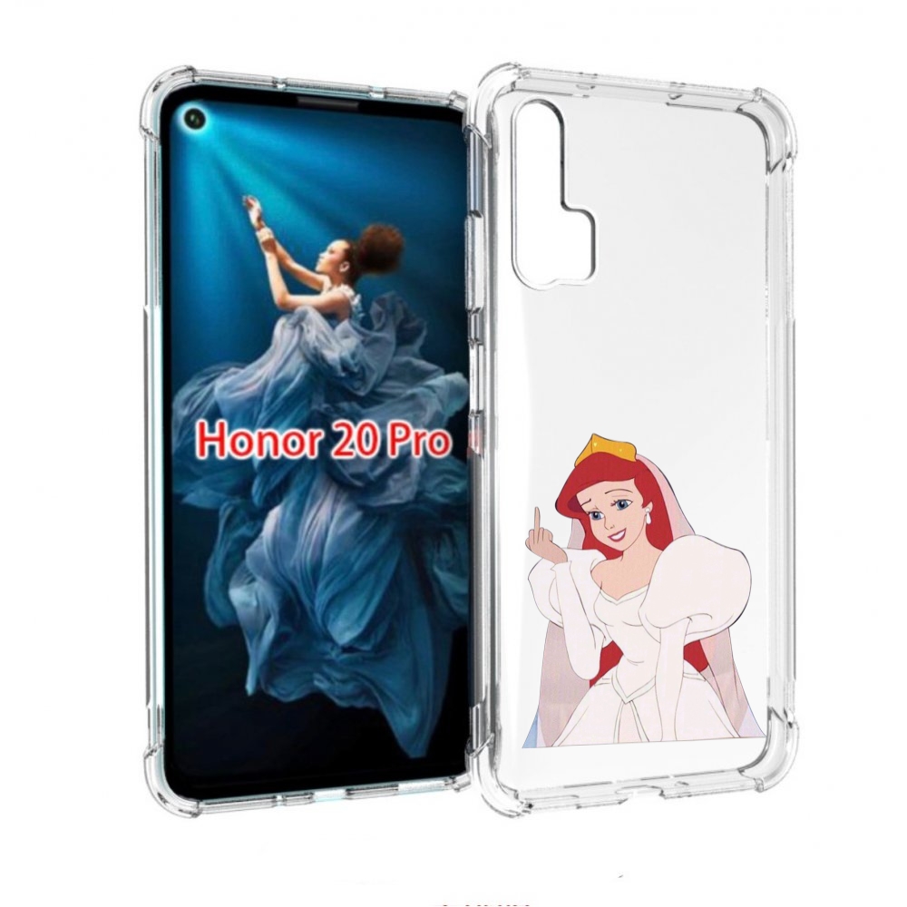 

Чехол бампер MyPads принцесса-Русалочка-Ариель женский для Honor, Прозрачный, Tocco