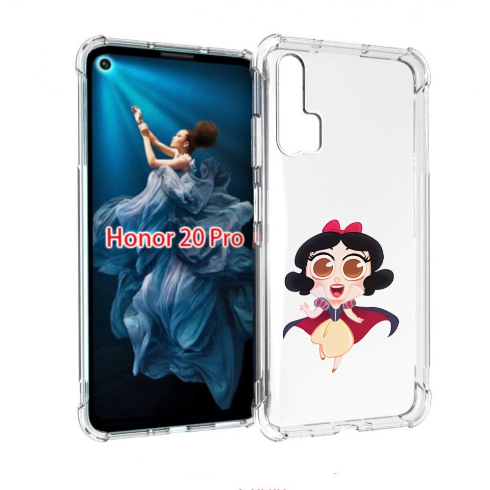 

Чехол бампер MyPads принцеска-нарисованная женский для Honor 20, Прозрачный, Tocco