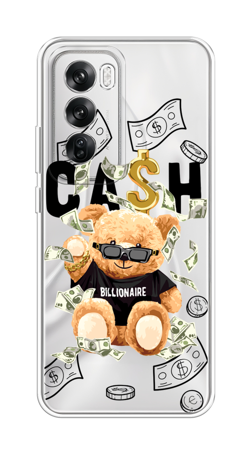 

Чехол на Oppo Reno 12 "Big cash", Черный;серый;бежевый, 2517450-1