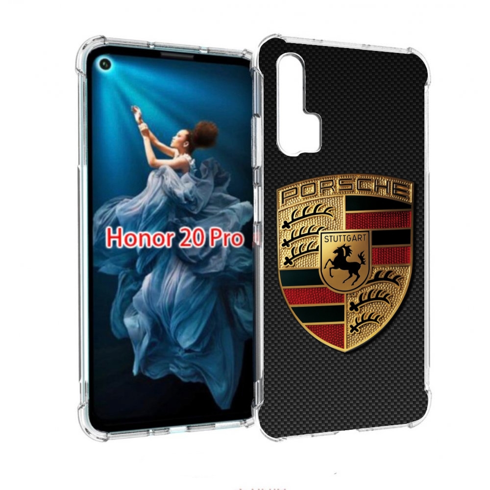 

Чехол бампер MyPads порш porsche 1 для Honor 20 Pro противоударный, Прозрачный, Tocco