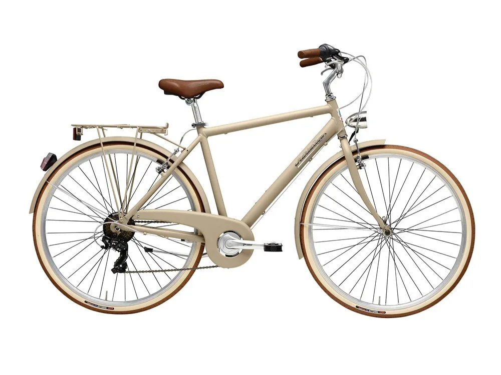 

Велосипед Adriatica City Retro Man 2021 17.5" песочный, Бежевый, City Retro Man