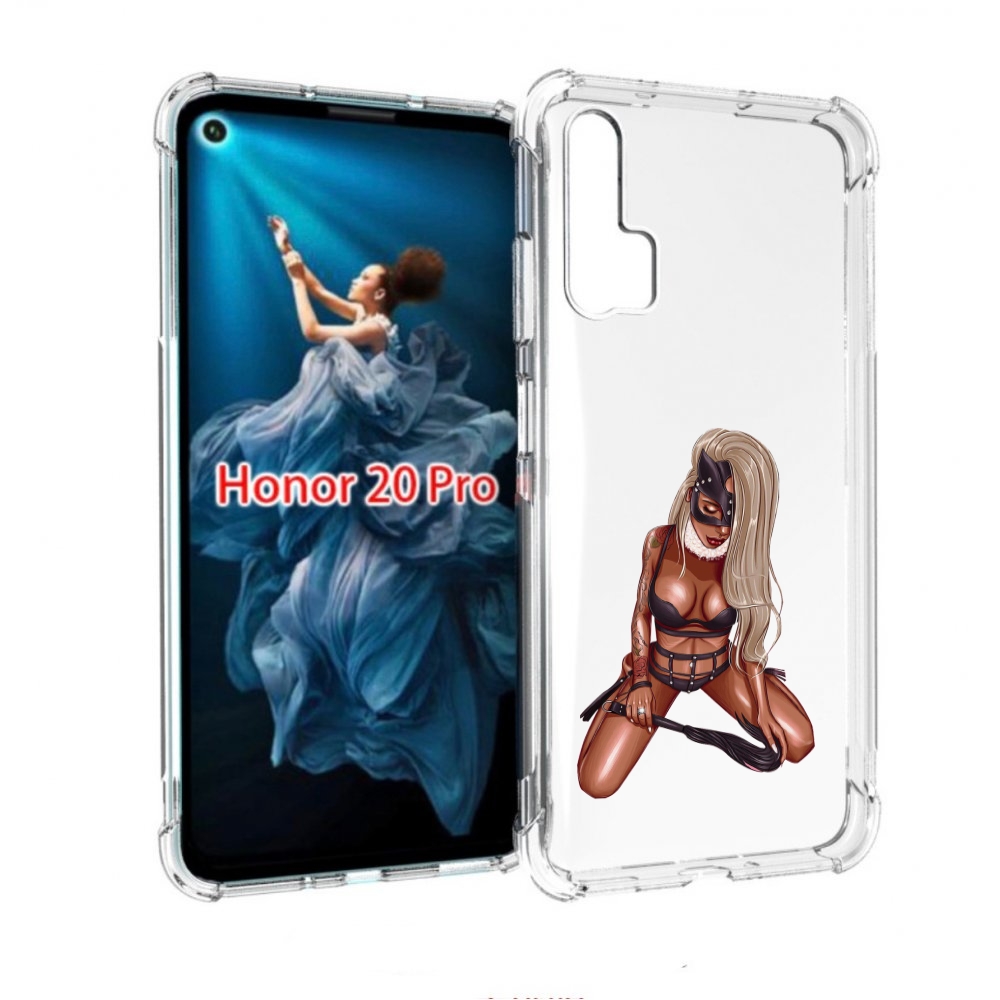 

Чехол бампер MyPads плохая-девушка женский для Honor 20 Pro прот, Прозрачный, Tocco