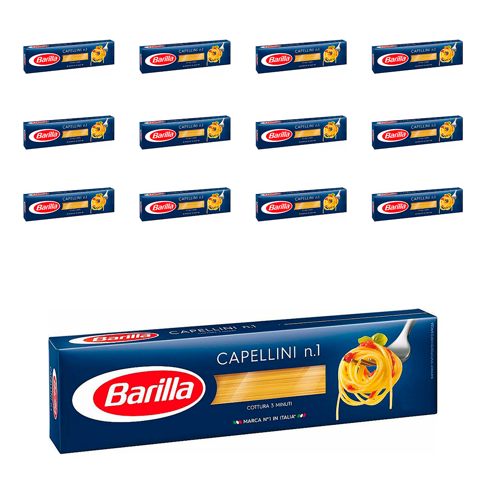 

Спагетти №1 Barilla (капеллини), 450г*12шт