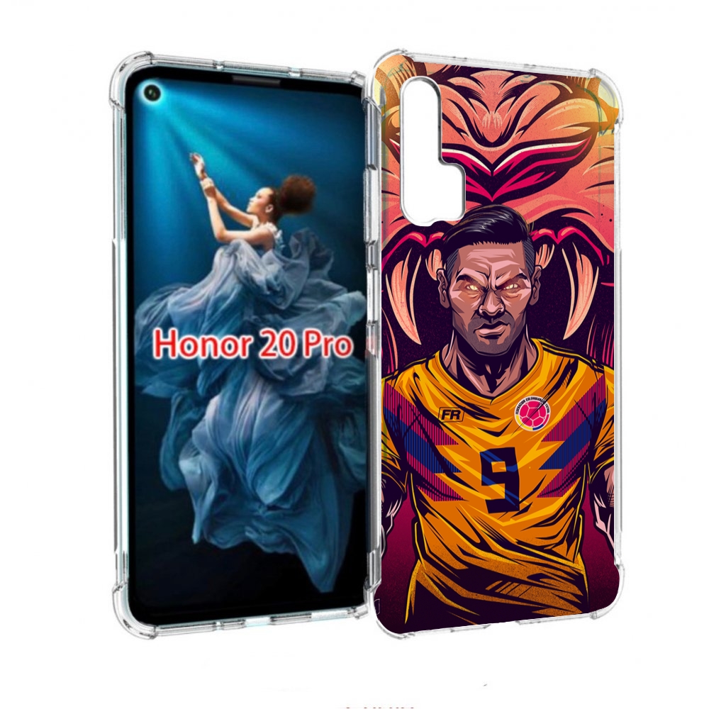 

Чехол бампер MyPads парень-тигр-красный для Honor 20 Pro противо, Прозрачный, Tocco