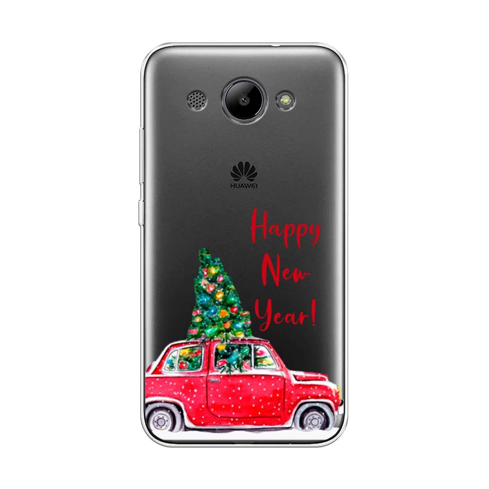 

Чехол на Huawei Y3 2018 "Happy New Year", Красный;зеленый, 65850-5