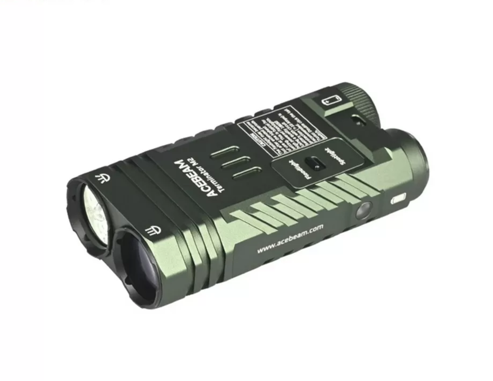 

Фонарь Acebeam Terminator M2 3100 мАч, 500 метров, Green CW, Зеленый, Terminator M2
