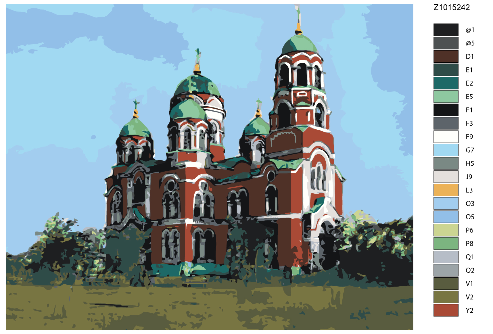 

Картина по номерам, "Живопись по номерам", 60х 75, Z1015242, Z1015242