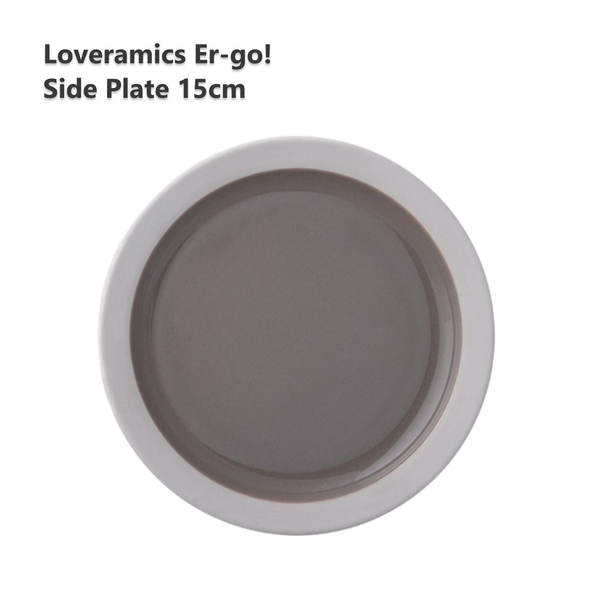 Тарелка керамическая Loveramics Er-go! 15cm Side Plate (Taupe) D068-35B