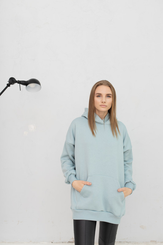 

Худи женское People In 43329 голубое 2XS-S(EU), Голубой, 43329