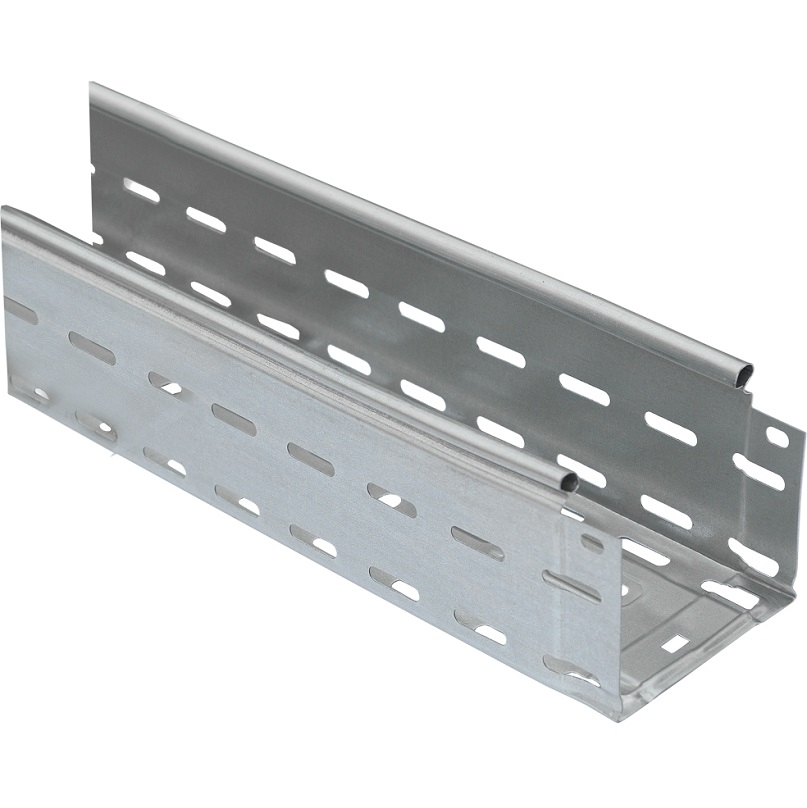 Лоток оцинкованный перфорированный IEK под кабели, 0.7 мм, 50x50x3000 мм, 12 шт