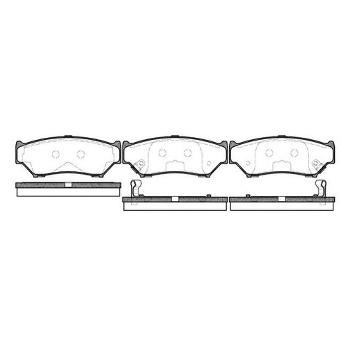 

389 12_=389 02=FDB1020=572247B !колодки дисковые п. Suzuki Vitara 1.6i-1.9TD <98