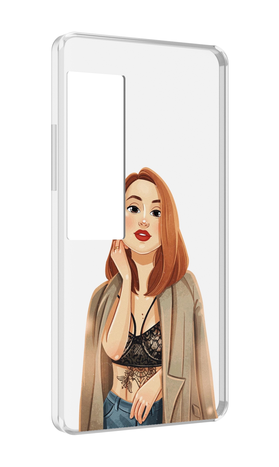 

Чехол MyPads девушка-в-кружевном-2 для Meizu Pro 7 Plus, Прозрачный, Tocco
