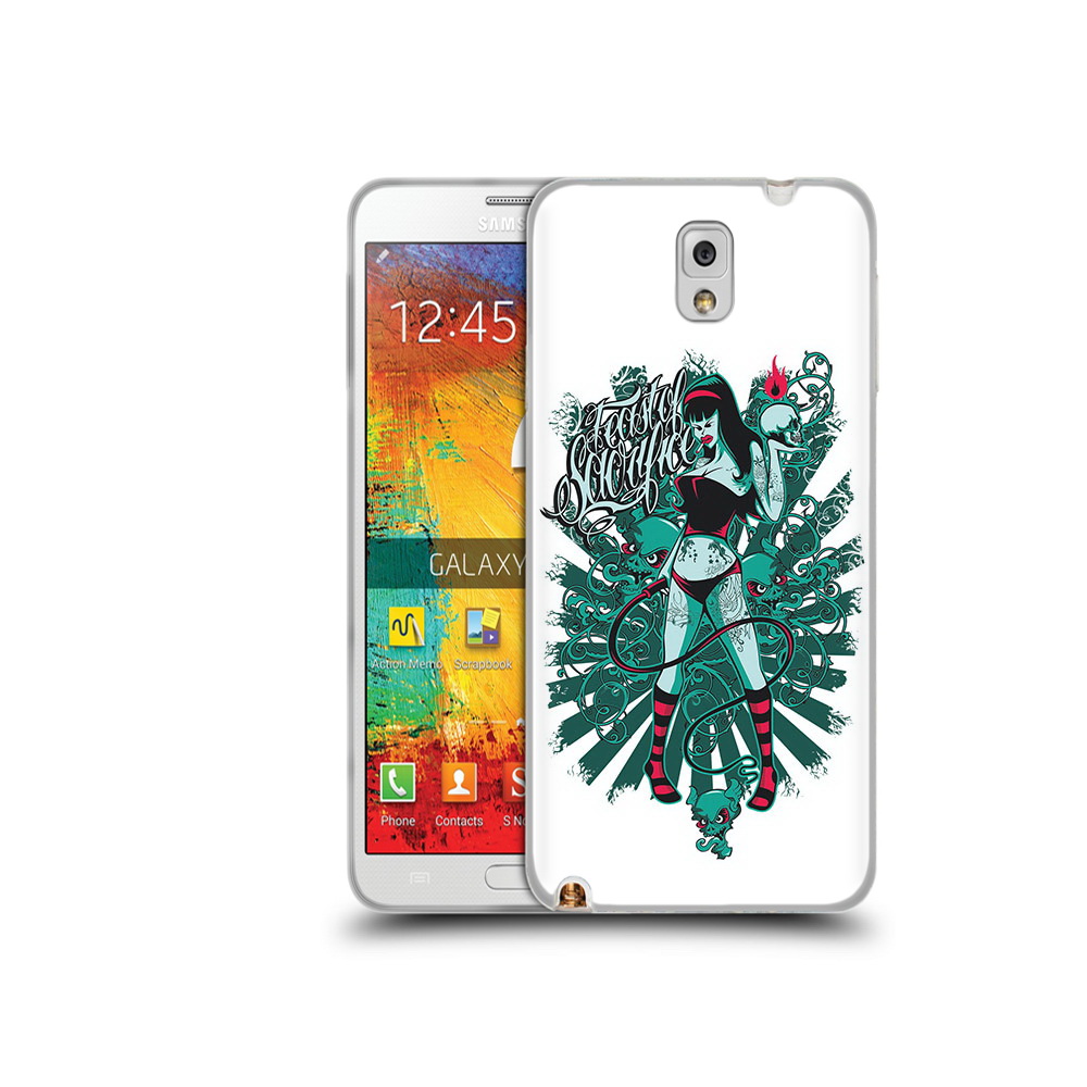 

Чехол MyPads Tocco для Samsung Galaxy Note 3 нарисованная девушка в татуировках, Прозрачный, Tocco