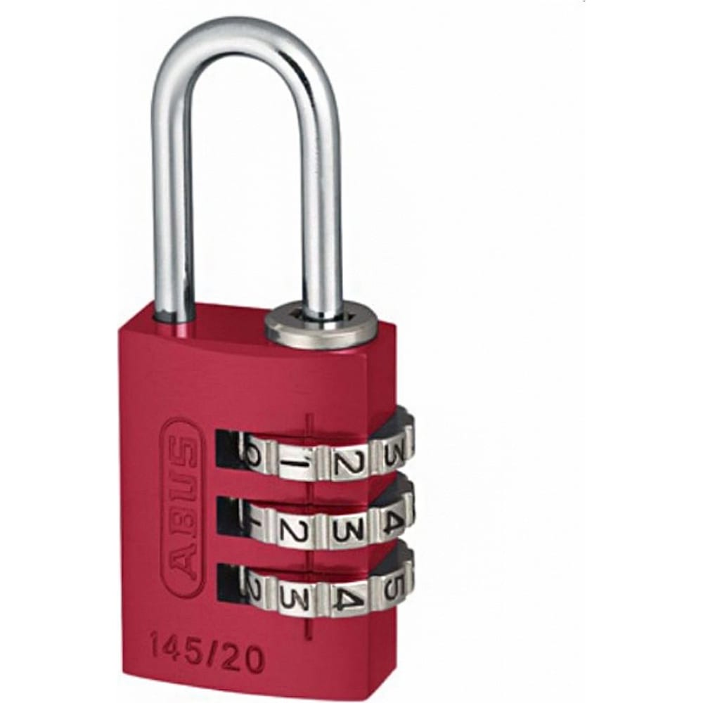 Навесной замок кодовый ABUS 145/20 RED (красный) B/SDKNFINPLCZHRUS 64925