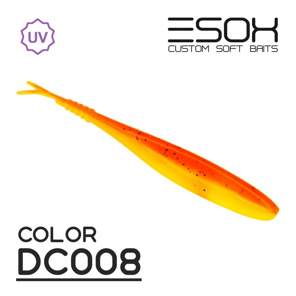 

Силиконовая приманка Esox Фурия 250 мм цвет DC008 2 шт, Фурия