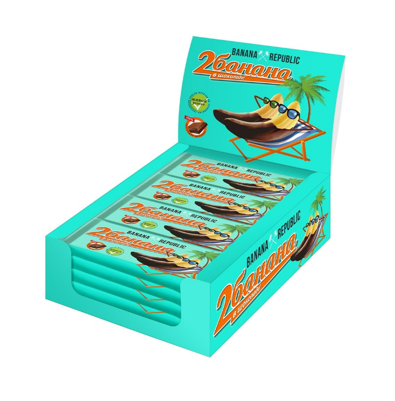 

Конфеты Sobranie Два Банана в шоколаде 50 г. х 18 шт.