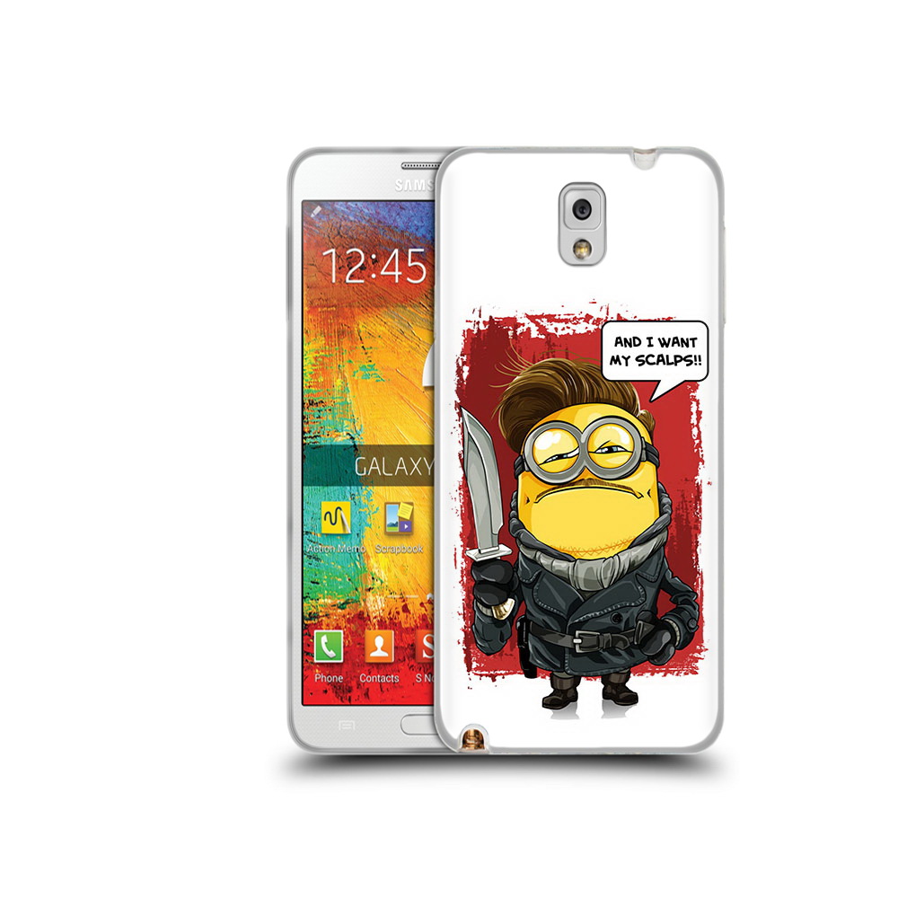 

Чехол MyPads Tocco для Samsung Galaxy Note 3 миньон убийца, Прозрачный, Tocco
