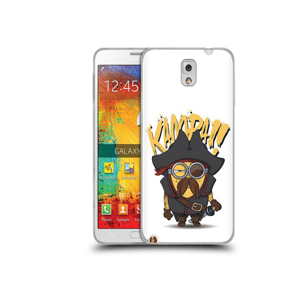 

Чехол MyPads Tocco для Samsung Galaxy Note 3 миньон пират, Прозрачный, Tocco