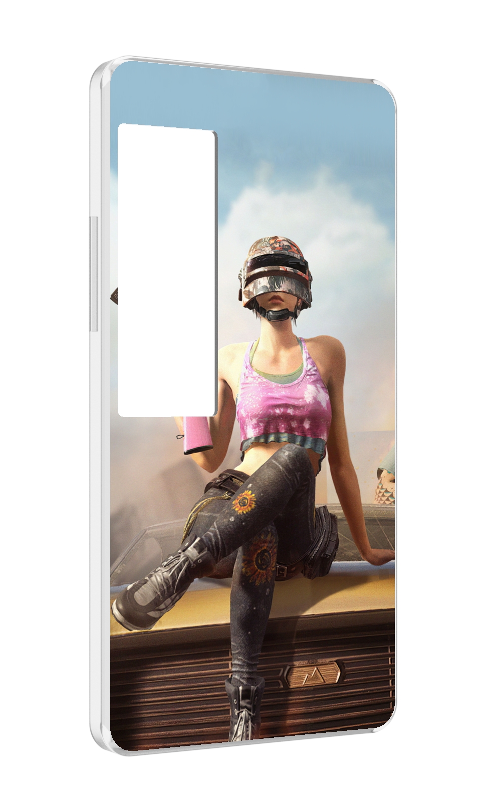 

Чехол MyPads девушка из PUBG для Meizu Pro 7 Plus, Прозрачный, Tocco