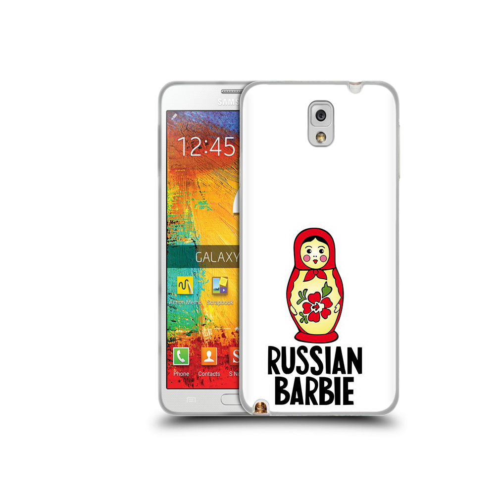 

Чехол MyPads Tocco для Samsung Galaxy Note 3 матрешка, Прозрачный, Tocco