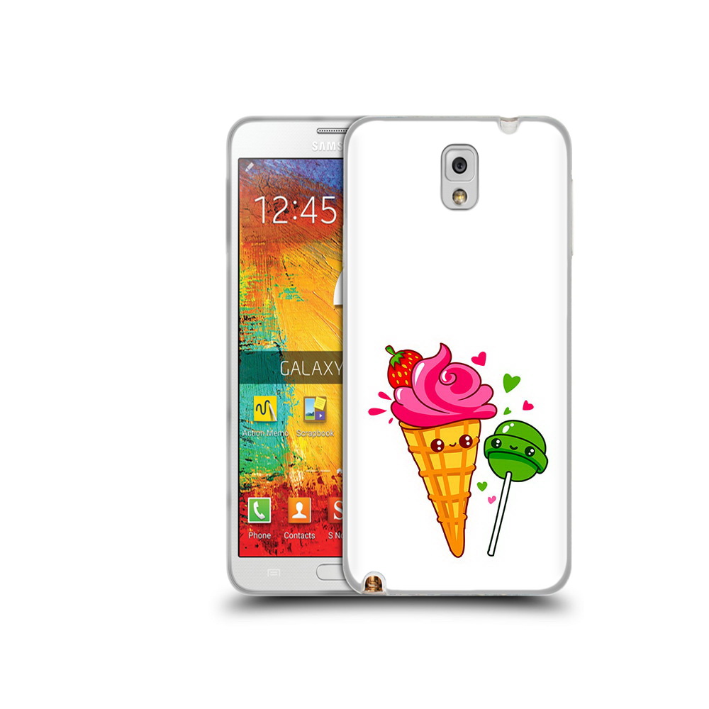 

Чехол MyPads Tocco для Samsung Galaxy Note 3 Вкусняшки, Прозрачный, Tocco