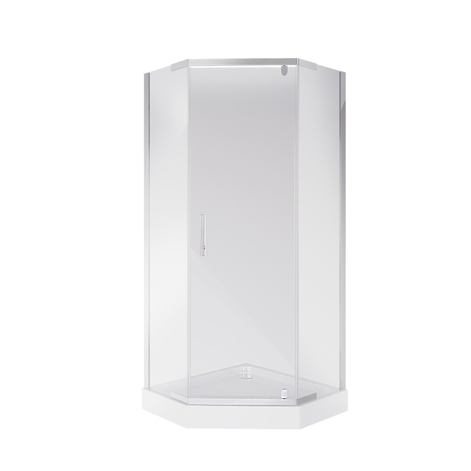 

Душевой угол Niagara Eco NG-009-14D 90х90 0091422D профиль хром, стекло прозрачное